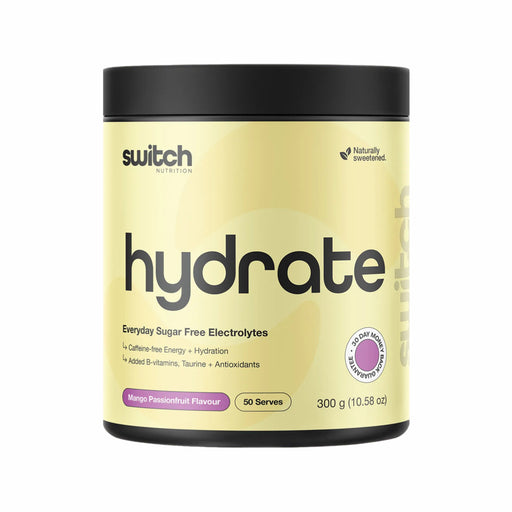 SWITCH NUTRITION Hydrate Everyday Sugar Free Electrolytes Mango Passionfruit 300g