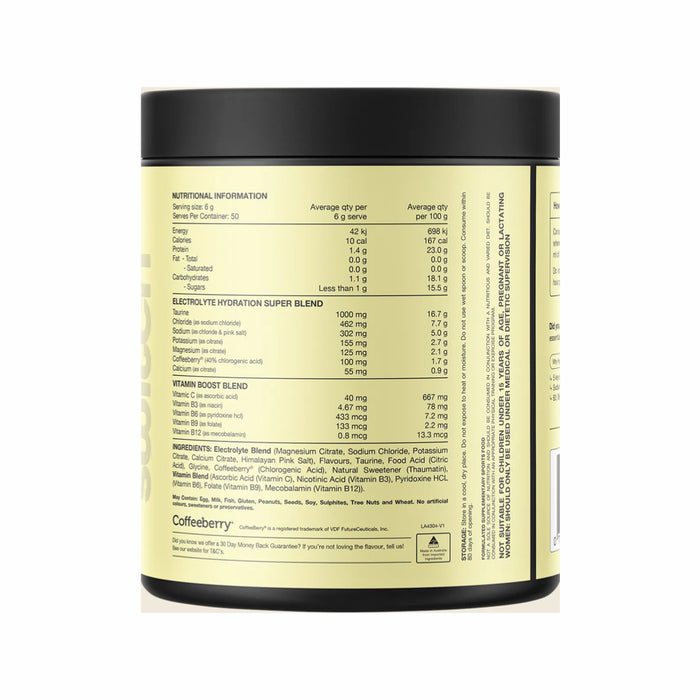 SWITCH NUTRITION Hydrate Everyday Sugar Free Electrolytes Mango Passionfruit 300g