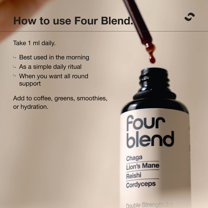 SWITCH NUTRITION Four Blend Double Strength 2:1 Mushroom Liquid Extract 60ml