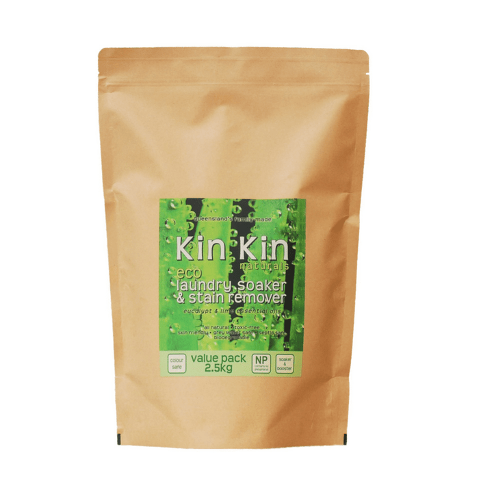 KIN KIN NATURALS Laundry Soaker & Stain Remover Lime & Eucalyptus 2.5kg