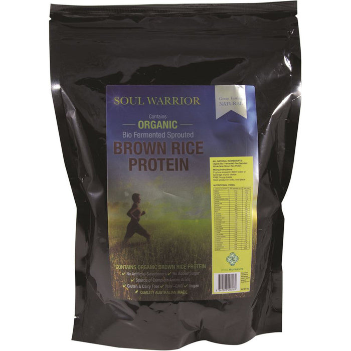 Wise Nutrients Protein Plus L-Carnitine Soul Warrior Organic Brown Rice 1kg Natural
