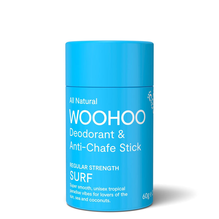 Woohoo Body Deodorant & Anti-Chafe Stick 60g Surf