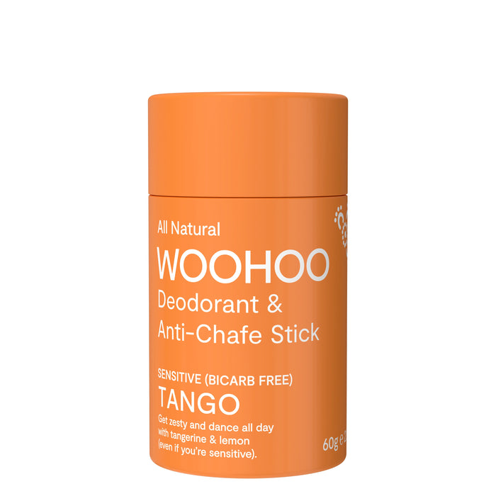 Woohoo Body Deodorant & Anti-Chafe Stick 60g Tango Sensitive