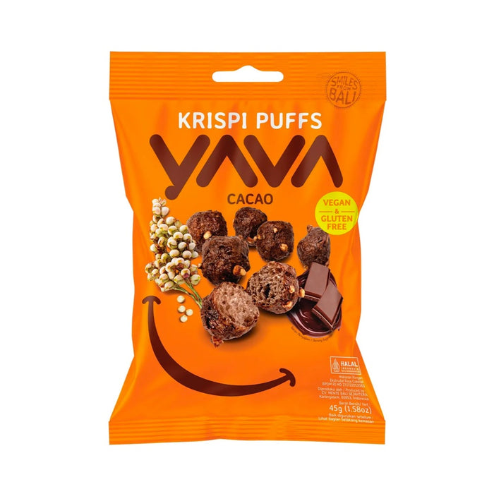 Yava Krispi Puffs Cacao 45g