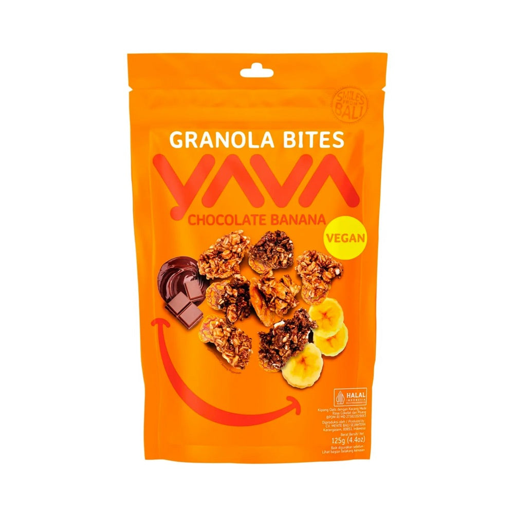 Yava Granola Bites Chocolate Banana 125g — Australian Organic Products
