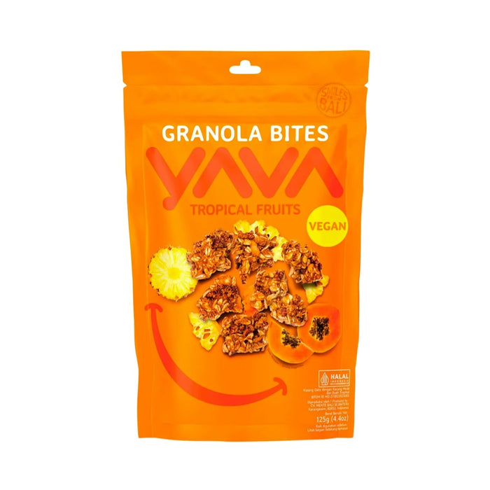 Yava Granola Bites Tropical Fruits 125g