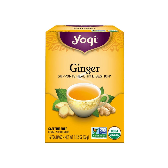 YOGI TEA Herbal Tea Bags Ginger 16 Tea Bags 1 Pack
