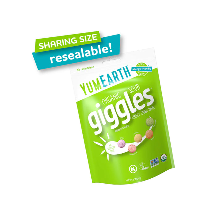 YUMEARTH Organic Sour Giggles 142g