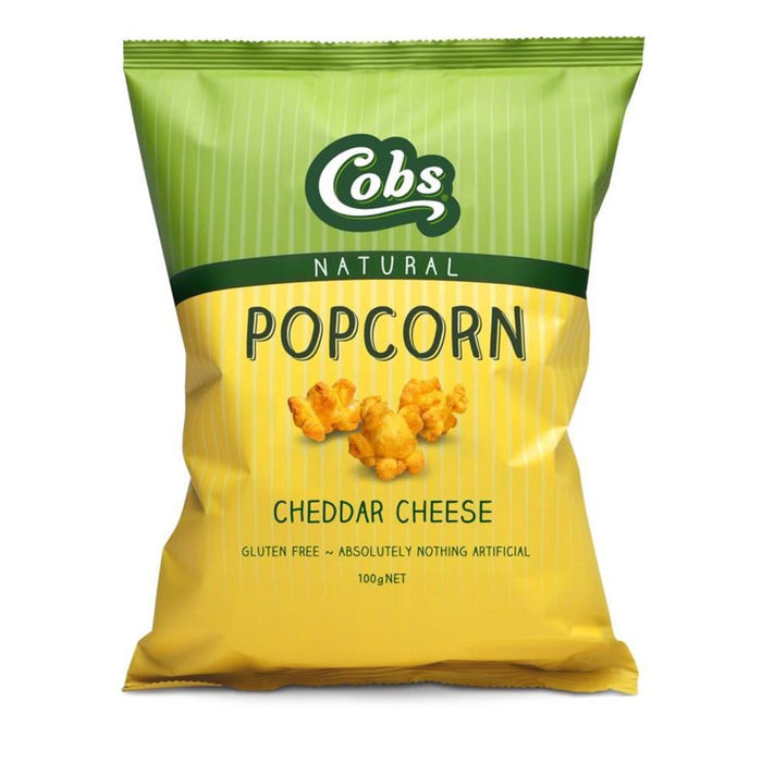 Cobs Popcorn Natural Cheddar Cheese 100g