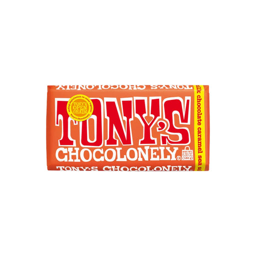 Tony's Chocolonely Milk Caramel Sea Salt 180g