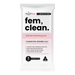 CLEANLIFE Fem Clean Intimate Flushable Plastic Free Wipes 25pk - front of pack