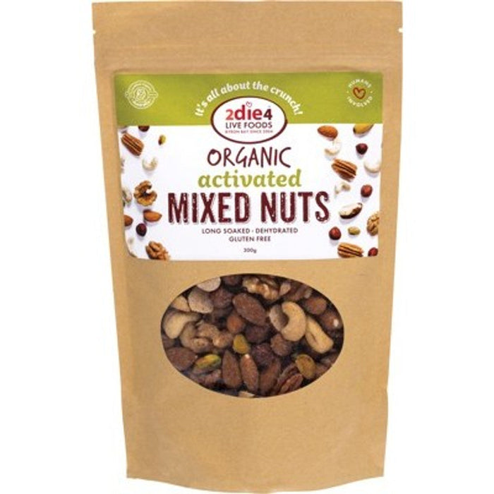 2DIE4 LIVE FOODS Activated Organic Mixed Nuts 300g