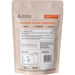 EVOLUTION BOTANICALS Micronised Creatine 250g - back of pack showing ingredients and directions for use