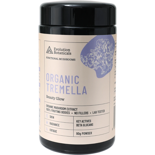 EVOLUTION BOTANICALS Organic Tremella Beauty Glow 90g jar front