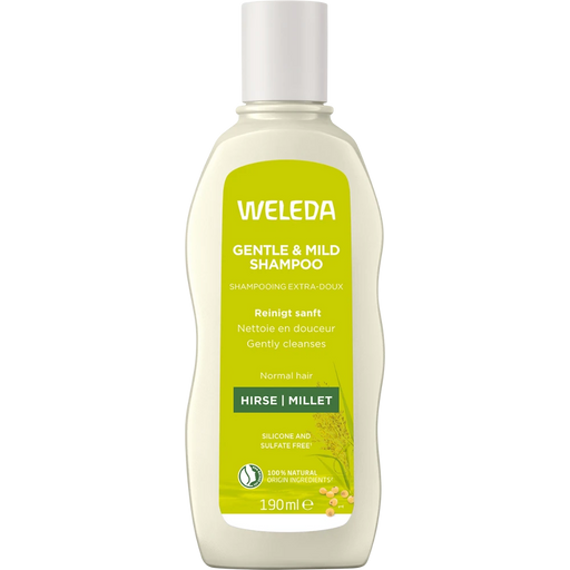 WELEDA Gentle & Mild Shampoo Millet 190ml bottle front