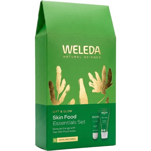 WELEDA Gift & Glow Skin Food Essentials Set 2pk gift box front