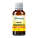 Nature's Shield Organic Frankincense Essential Oil 50ml in amber glass bottle - front of pack
