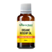 Nature's Shield Organic Rosehip Oil 50ml in amber glass bottle - front of pack