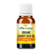 Nature's Shield Organic Carrot Seed Essential Oil 25ml in amber glass bottle - front of pack