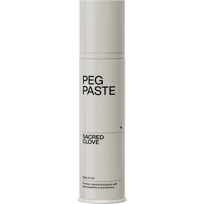PEG PASTE Natural Toothpaste with Hydroxyapatite Sacred Clove 190g - front of pack