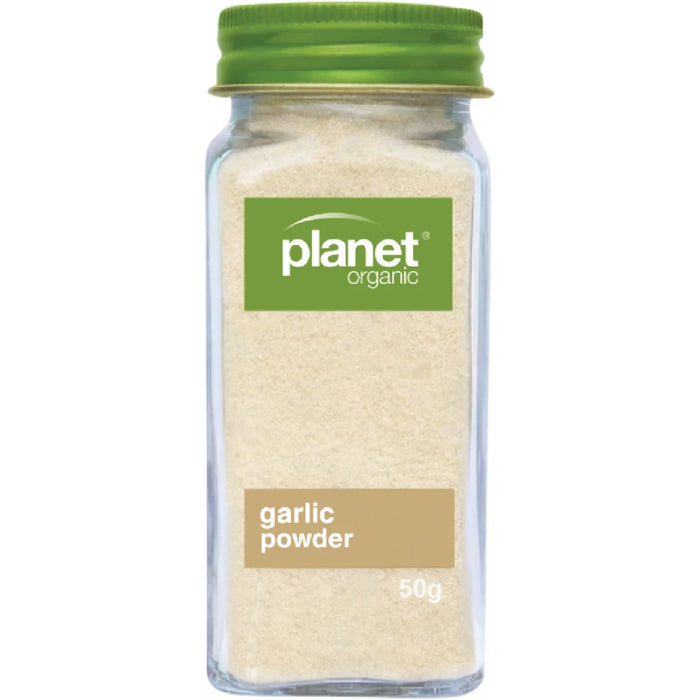 PLANET ORGANIC Garlic Powder Certified Organic 50g - front of pack
