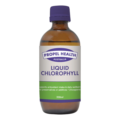 Propel Health (formerly Wonder Foods) Liquid Chlorophyll 200ml - front of bottle