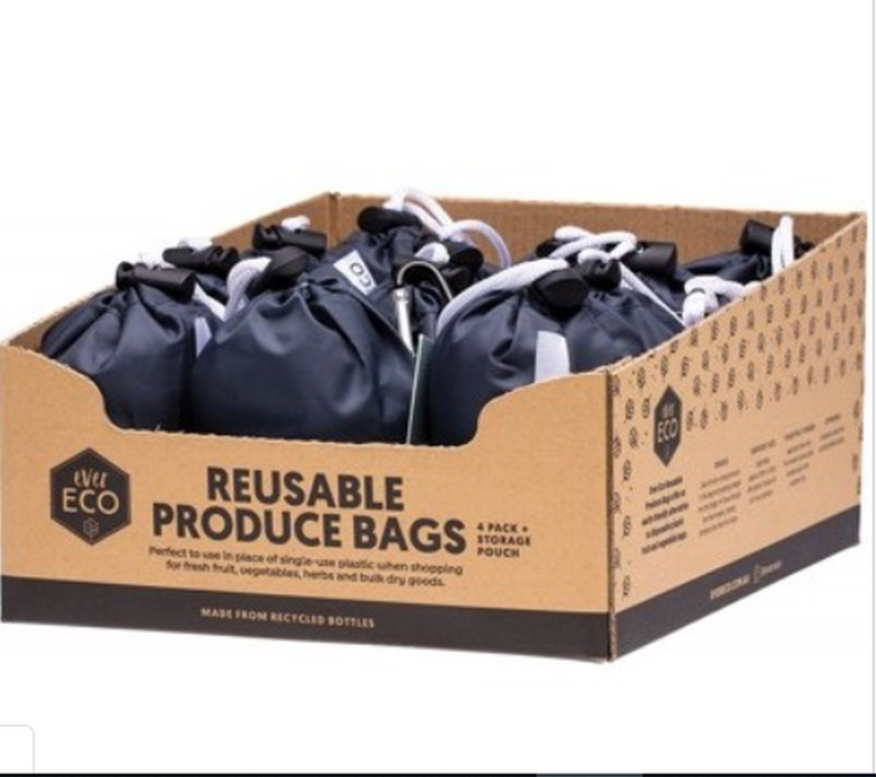 Ever Eco Reusable Produce Bags Box of 12 4 Pack