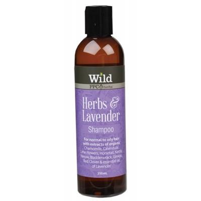 WILD Organic Shampoo Herbs & Lavender 250ml
