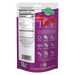 YUMEARTH Organic Lollipops Bags Vitamin C 85g/14 lollipops per bag - back of pack with nutrition panel and ingredients