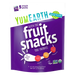 YUMEARTH Organic Vegan Fruit Snack Packs 99g - front of pack, 5 x 19.8g favourites fruit snacks