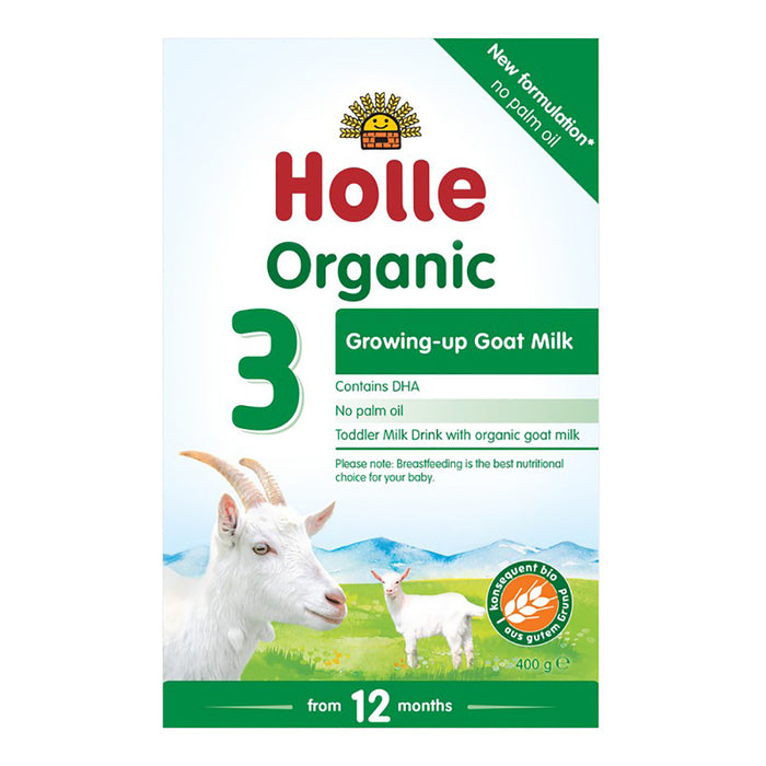 HOLLE Organic Goat Milk Follow-on Stage 3 Baby Formula 400g
