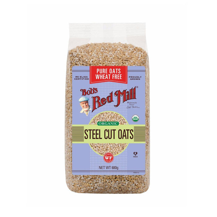 Bob`s Red Mill Organic Steel Cut Oats Pure Wheat Free
