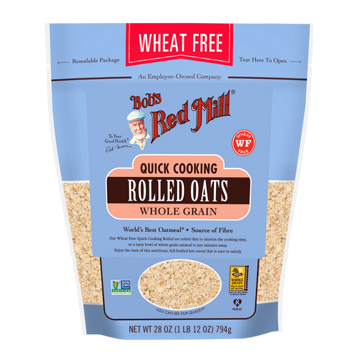 Bob's Red Mill Quick Cooking Rolled Oats Pure Wheat Free