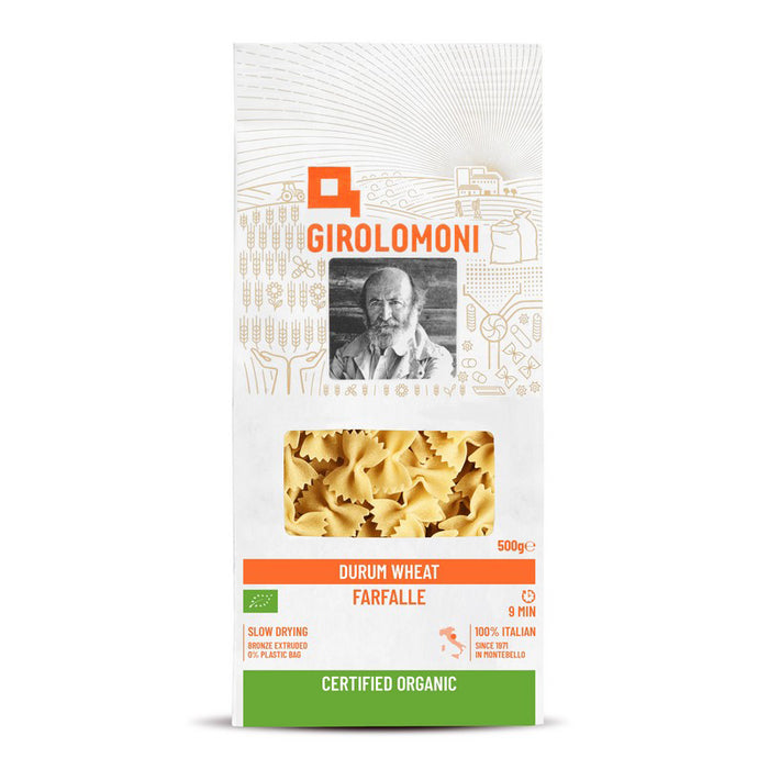 Girolomoni Organic Durum Wheat Semolina Farfalle 500g