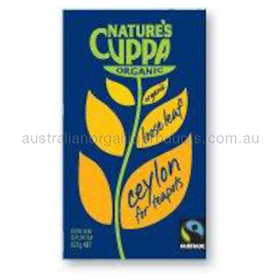 Nature's Cuppa Organic Black Ceylon Leaf Tea 125g