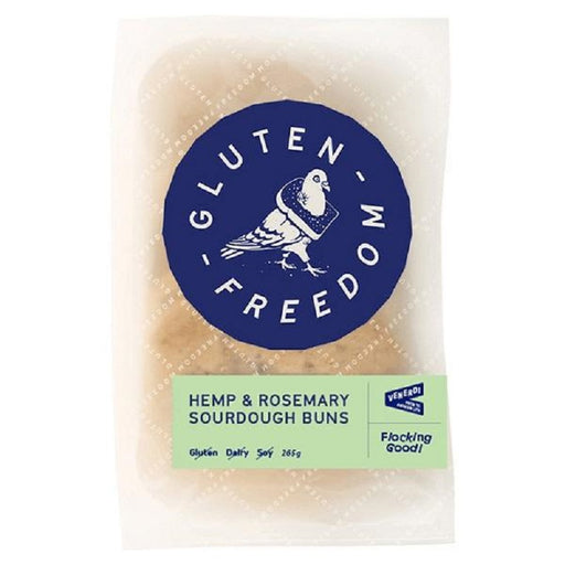 Gluten Freedom Hemp and Rosemary Sourdough Buns