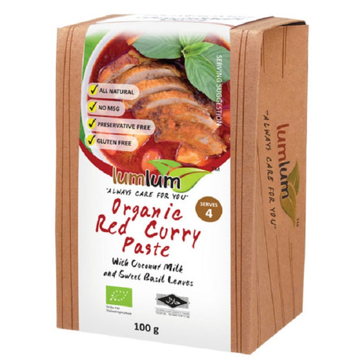 Lum Lum Organic Red Curry Paste