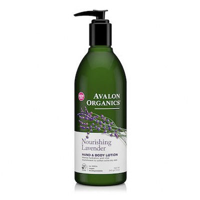 Avalon Organics Hand & Body Lotion Lavender 350mL