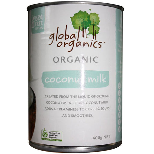 GLOBAL ORGANICS Organic Coconut Milk 400g