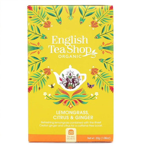 English Tea Shop Organic Lemongrass Ginger & Citrus Fruits Teabags