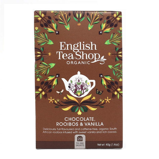 English Tea Shop Organic Chocolate Rooibos & Vanilla Teabags