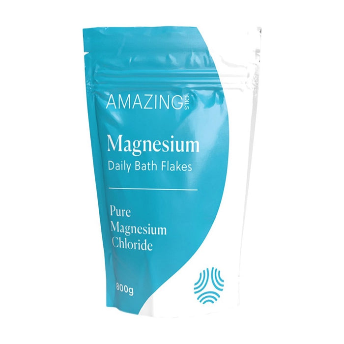 AMAZING OILS Magnesium Daily Bath Flakes Pure Magnesium Chloride - 800g