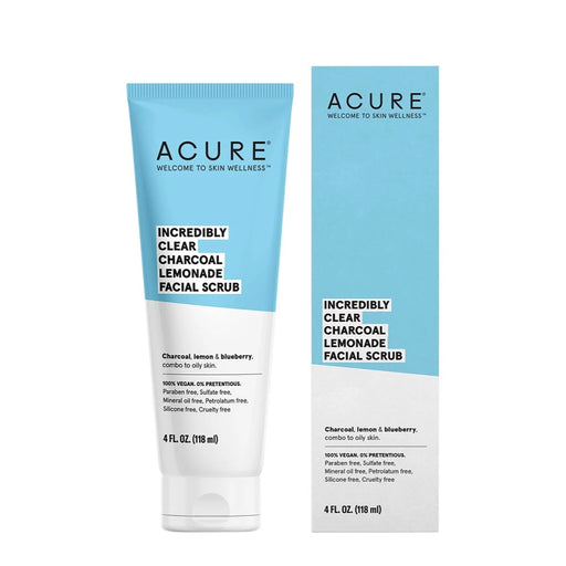 ACURE Incredibly Clear Charcoal Facial Scrub - 118ml