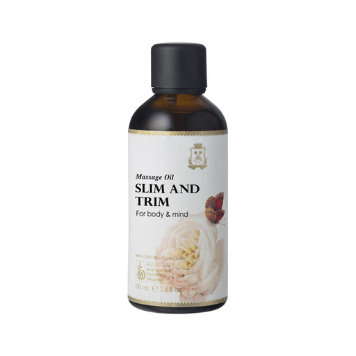 Ausganica 100% Certified Organic Slim And Trim Massage Oil For Body & Mind 