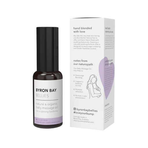 Byron Bay Bellies Organic Baby Massage Oil (For a Calming Bedtime) 30ml