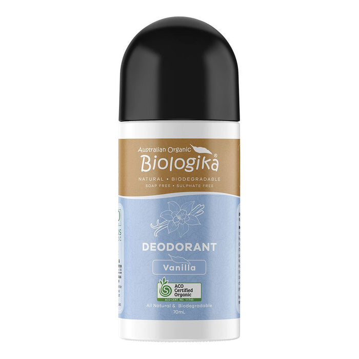 BIOLOGIKA Organic Deodorant Roll On Vanilla