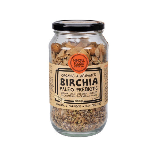 MINDFUL FOODS Birchia Paleo Prebiotic Granola Organic & Activated - 500g