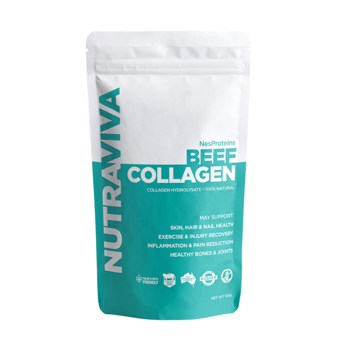NutraViva NesProteins Beef Collagen (Collagen Hydrolysate) - 100g