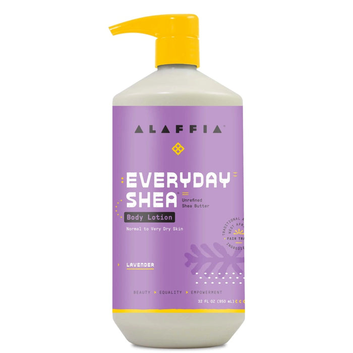 ALAFFIA Everyday Shea Organic Body Lotion Lavender 950ml