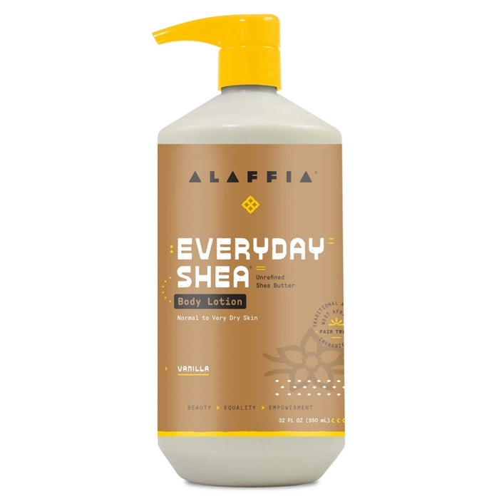 ALAFFIA Everyday Shea Organic Body Lotion Vanilla 950ml